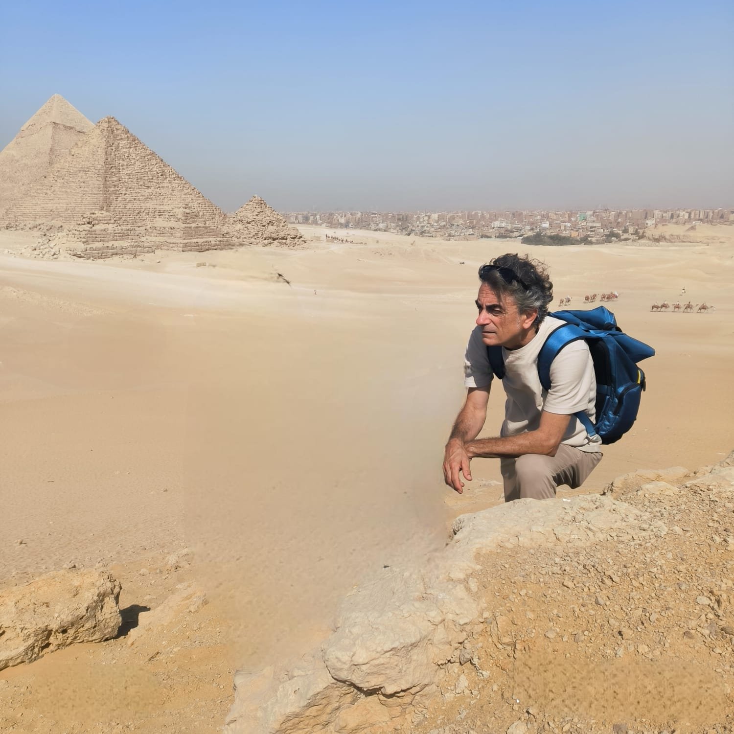 Italian archaeologist Armando May